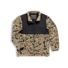 Load image into Gallery viewer, Burlebo Sherpa Full Zip Jacket in Rocky Mountain Camo