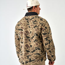 Load image into Gallery viewer, Burlebo Sherpa Quarter Zip Pullover in Rocky Mountain Camo