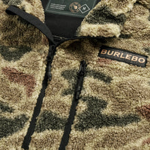Load image into Gallery viewer, Burlebo Sherpa Quarter Zip Pullover in Rocky Mountain Camo