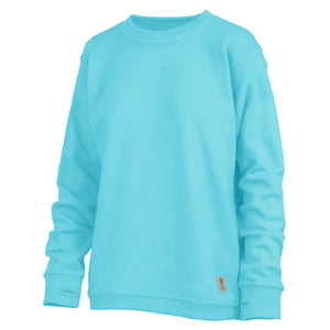 Royce Brand Blousant Shoreline Crewneck LS Fleece in Beach Mint