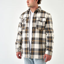 Load image into Gallery viewer, Burlebo Men&#39;s Shacket in Coyote Plaid