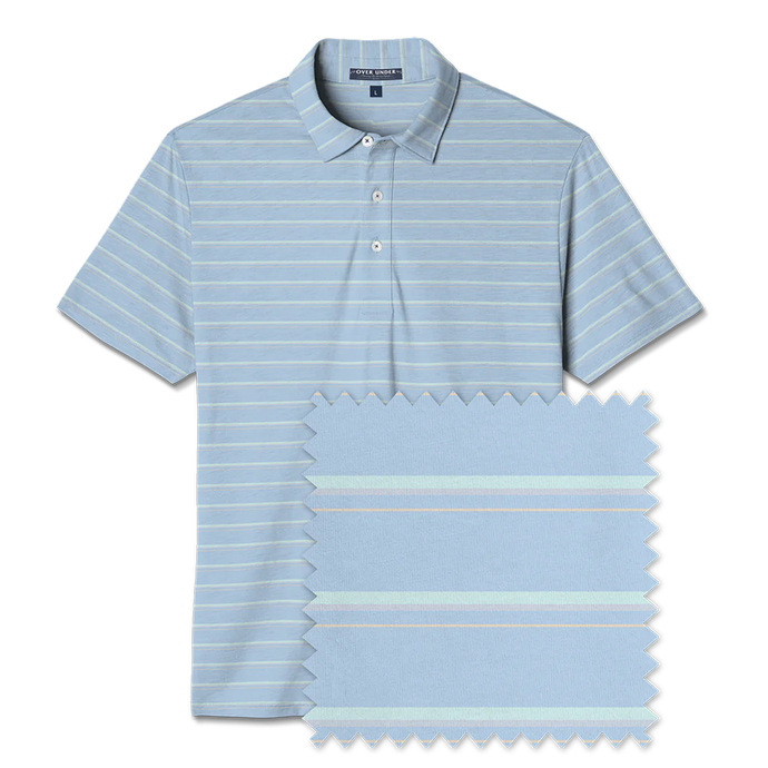 Over Under Coastal Breeze Performance Polo