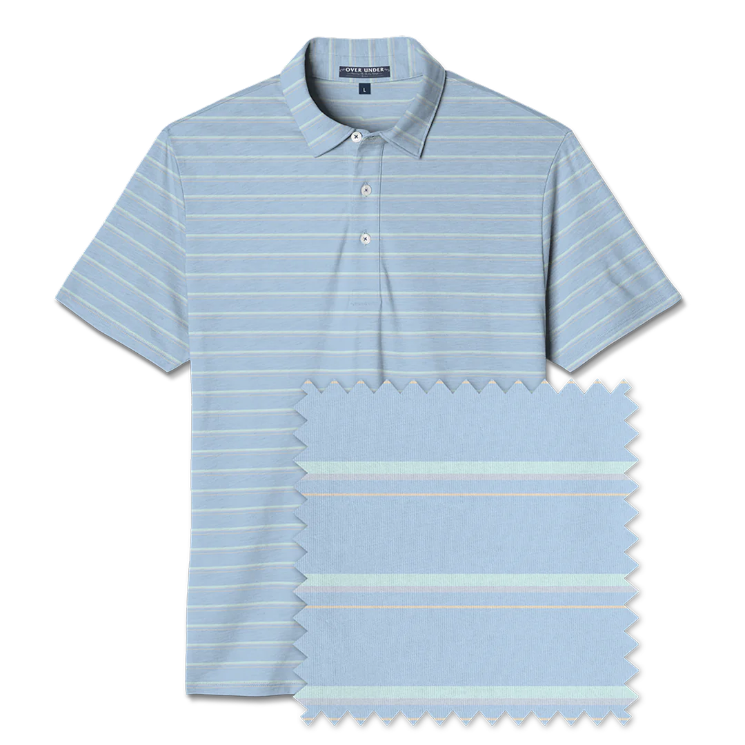 Over Under Coastal Breeze Performance Polo