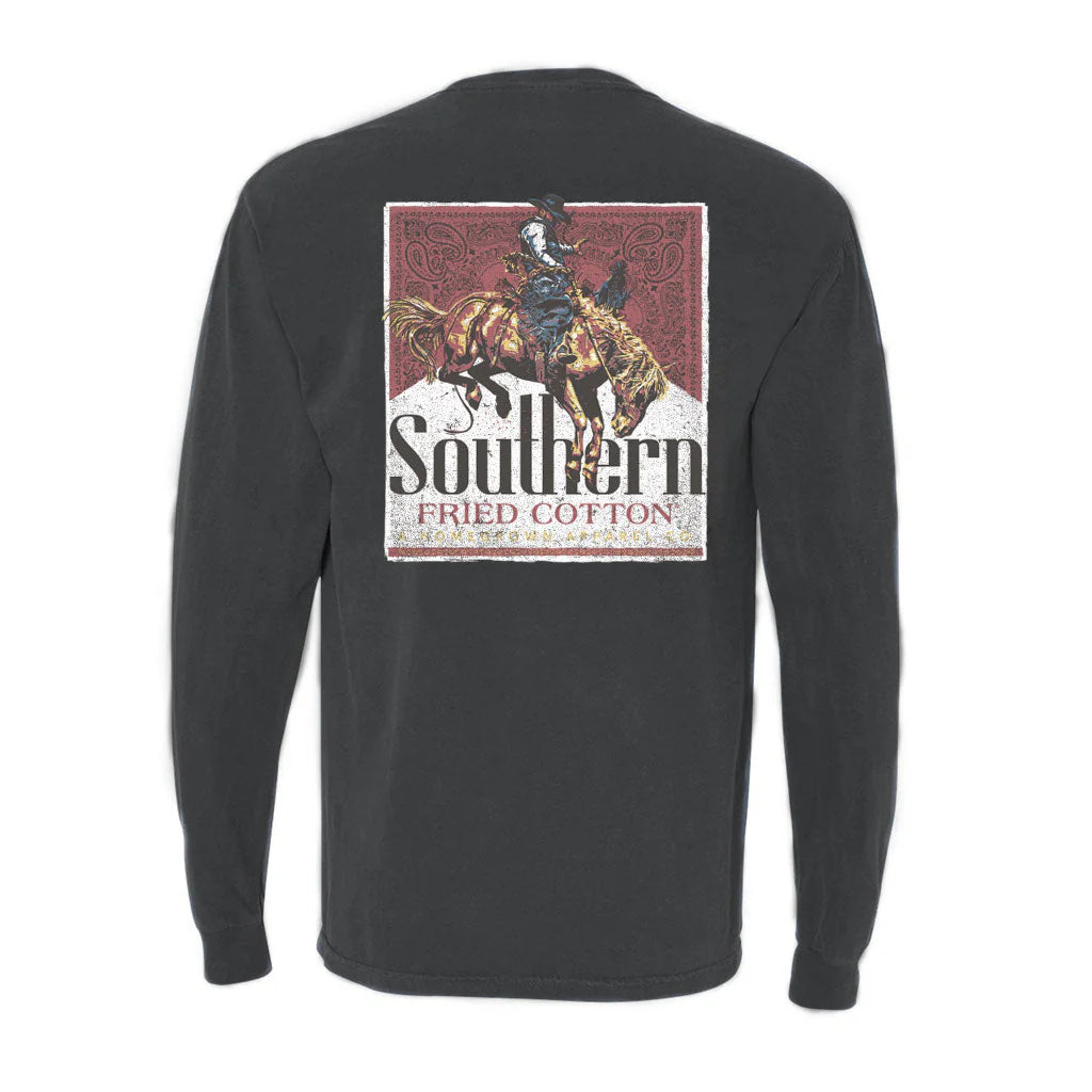 Southern Fried Cowboy Up 2 LS Tee