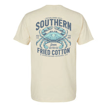 Load image into Gallery viewer, Southern Fried Cotton Salty Blue Crab SS Tee