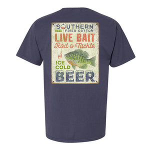 Southern Fried Cotton Live Bait Cold Beer SS Tee