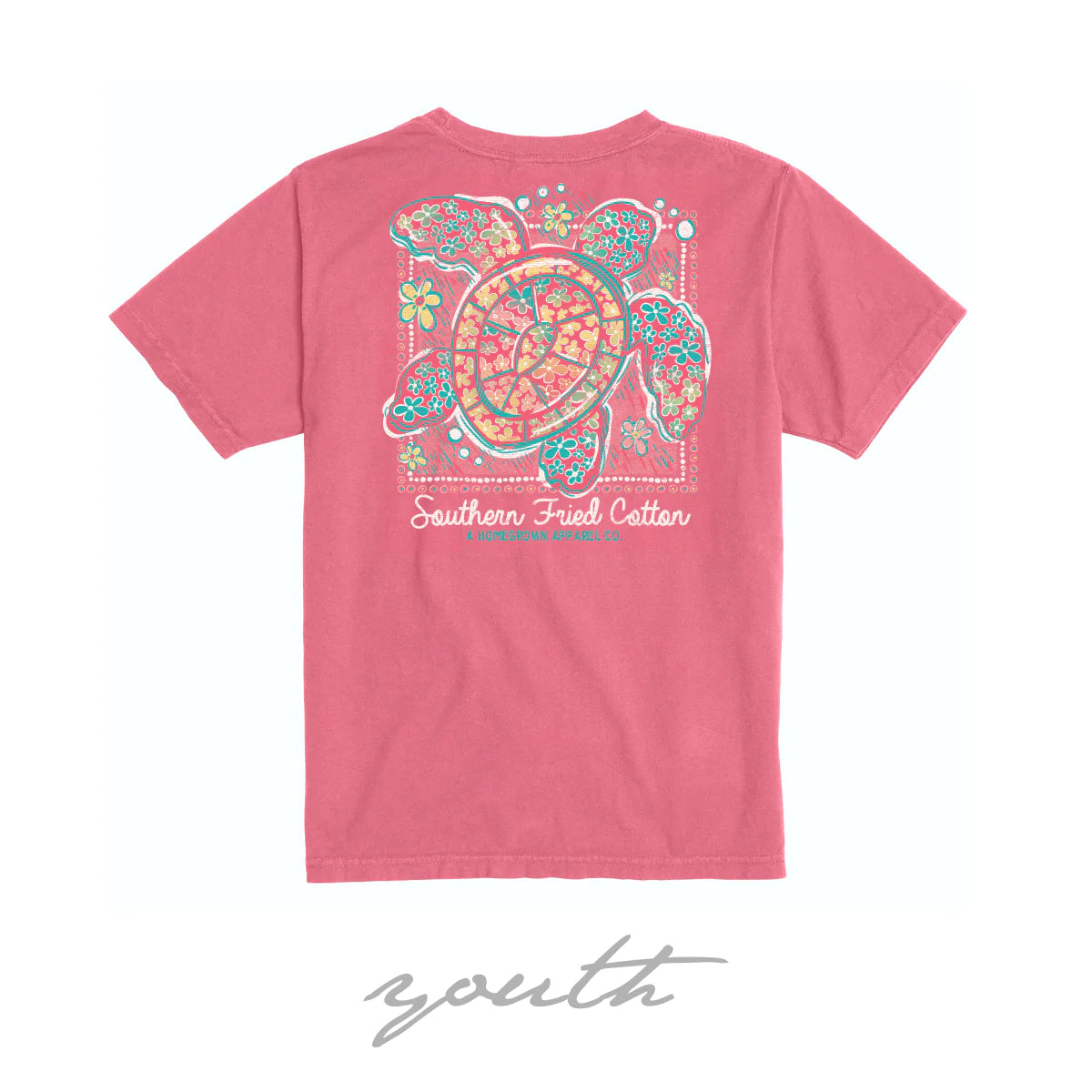 Southern Fried Cotton Youth Go With The Flow SS Tee