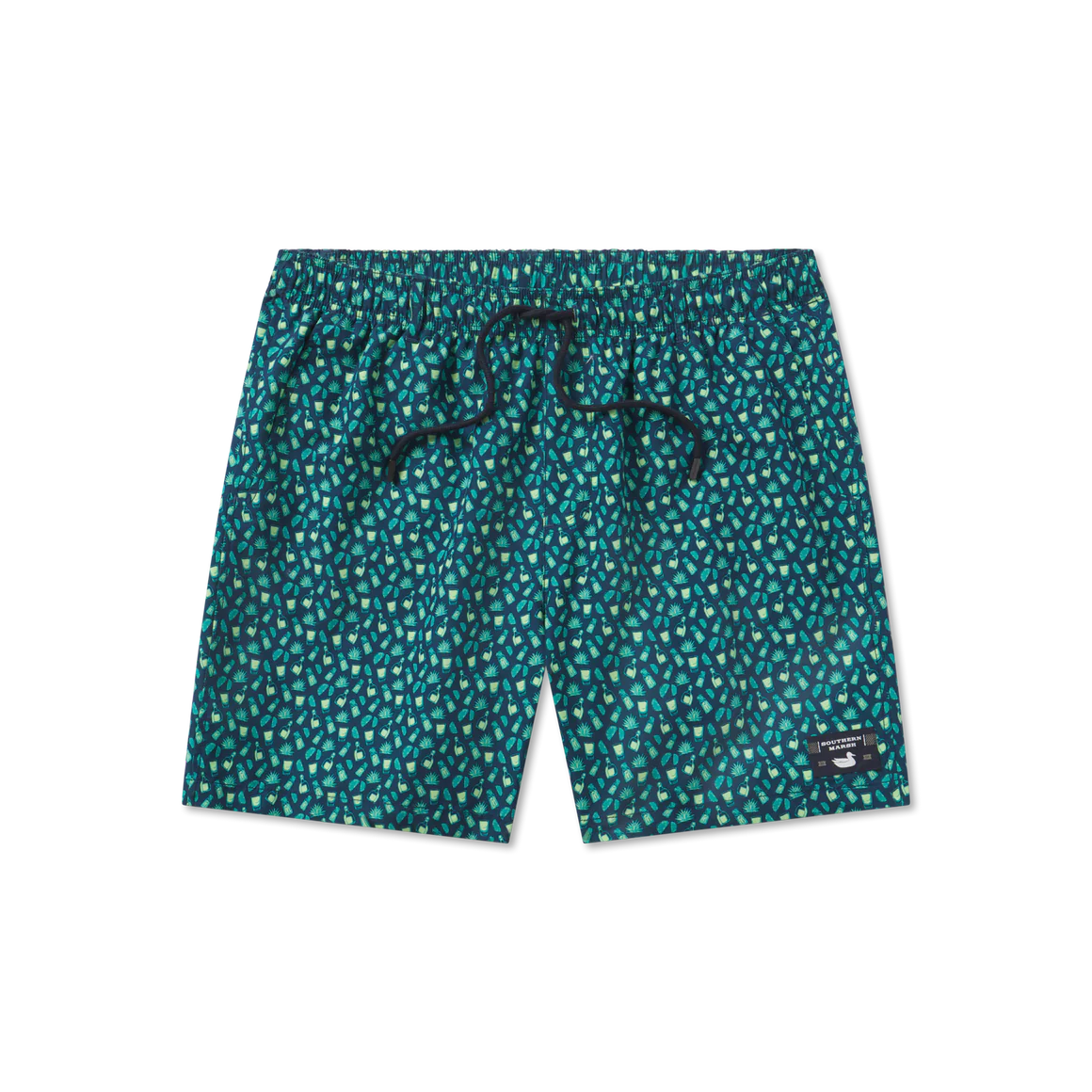 Southern Marsh Men's Harbor Salt & Lime Swim Trunk