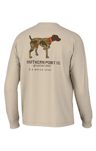 Southern Point Co. Youth Greyton Detail LS Tee