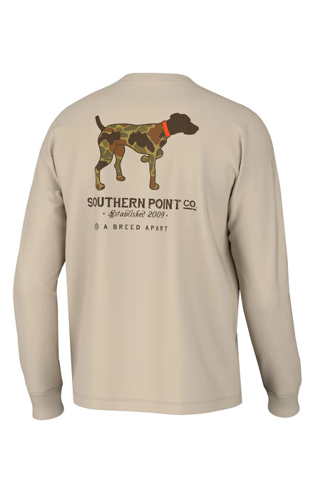 Southern Point Co. Youth Greyton Detail LS Tee