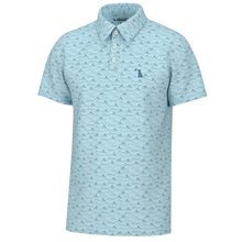 Load image into Gallery viewer, Local Boy Youth Dirty Myrtle Polo in Saltwater