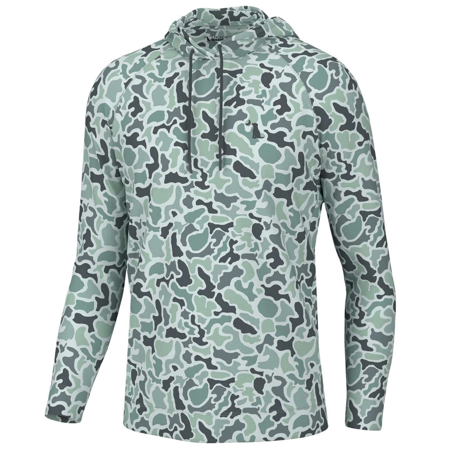 Local Boy Hemlock Hoodie in Localflage Lagoon