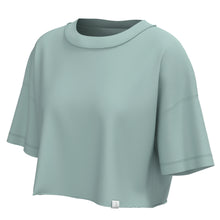 Load image into Gallery viewer, Local Girl Youth Boxy Crop SS Tee in Jade