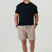 Load image into Gallery viewer, Burlebo 7&quot; Athletic Shorts in Heather Khaki with Venado Camo Liner