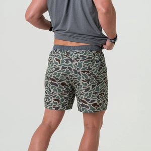Burlebo 5.5" Athletic Shorts in Retro Duck Camo