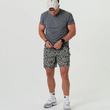 Load image into Gallery viewer, Burlebo 5.5&quot; Athletic Shorts in Retro Duck Camo