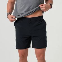 Load image into Gallery viewer, Burlebo 5.5&quot; Everyday Matte Black Shorts with Retro Duck Camo Pockets