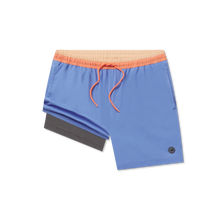 Load image into Gallery viewer, Southern Marsh Men&#39;s Pier Stretch Lined Swim Trunk Lilac