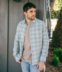 Southern Shirt Co. Braxton Lightweight Cord Flannel Skyline