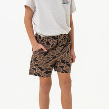 Load image into Gallery viewer, Burlebo Youth Everyday Shorts in Gauge Camo