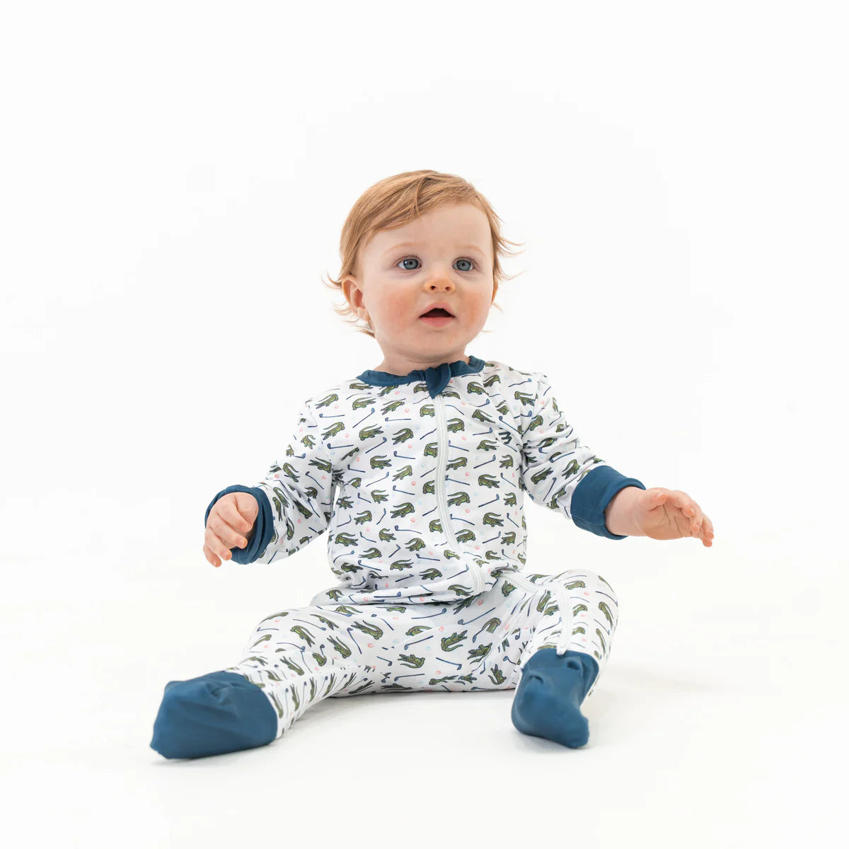 Burlebo Baby Zip Up in Tap It In