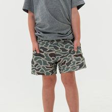 Load image into Gallery viewer, Burlebo Youth Everyday Shorts Retro Camo Duck