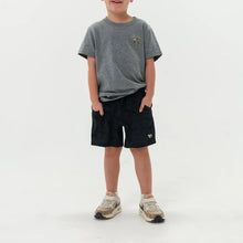Load image into Gallery viewer, Burlebo Youth Athletic Shorts in Black Camo