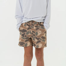 Load image into Gallery viewer, Burlebo Youth Everyday Shorts in Pintail Camo