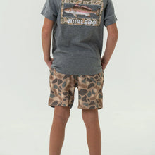 Load image into Gallery viewer, Burlebo Youth Athletic Shorts in Pintail Camo