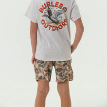 Load image into Gallery viewer, Burlebo Youth Everyday Shorts in Pintail Camo