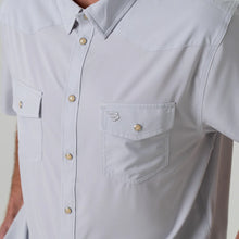Load image into Gallery viewer, Burlebo Performance Western Shirt in Light Grey
