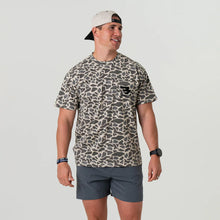 Load image into Gallery viewer, Burlebo Classic Deer Camo Flying B SS Pocket Tee