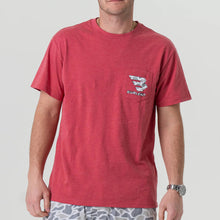 Load image into Gallery viewer, Burlebo White Camo Flying B Logo SS Tee