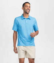 Load image into Gallery viewer, Southern Shirt Men&#39;s Sapphire Spring Printed Polo