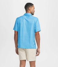 Load image into Gallery viewer, Southern Shirt Men&#39;s Sapphire Spring Printed Polo