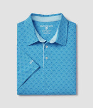 Load image into Gallery viewer, Southern Shirt Men&#39;s Sapphire Spring Printed Polo