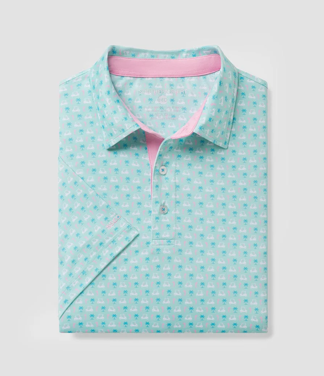 Southern Shirt Men's Par Fore Printed Polo Water Hazard