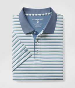 Southern Shirt Co. Men's Somerset Stripe Polo Off Course