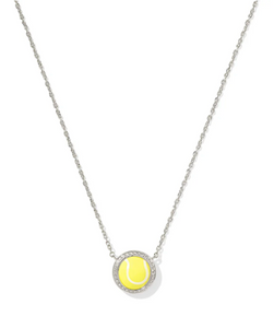 Kendra Scott Tennis Silver Short Pendant Necklace