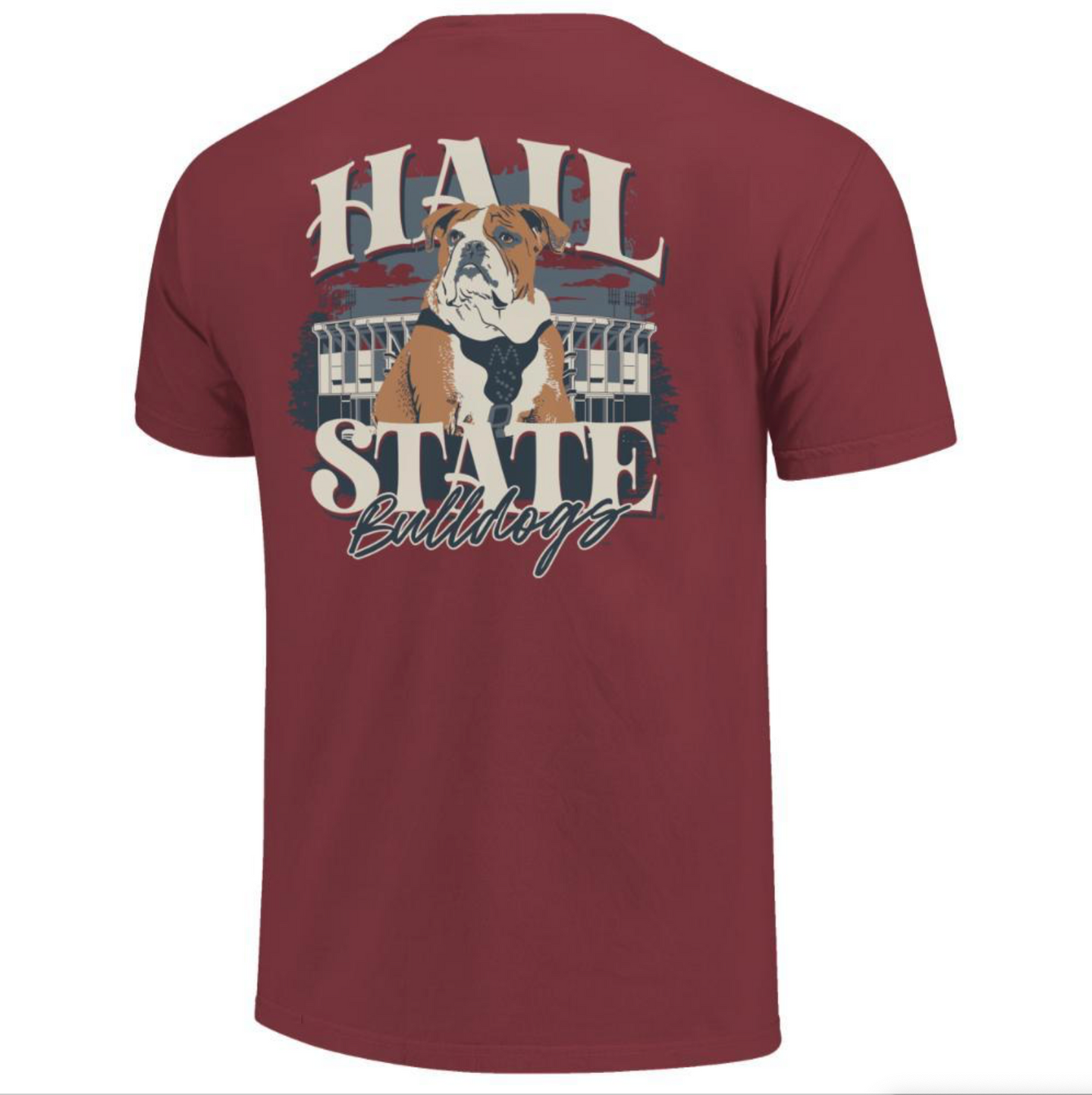 Mississippi State Bulldogs Stadium Mascot SS Tee