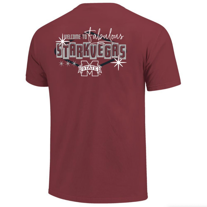 Mississippi State Starkvegas Comfort Color SS Tee