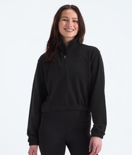 Load image into Gallery viewer, The North Face Women&#39;s Better Terry 1/2 Zip Pullover in TNF Black