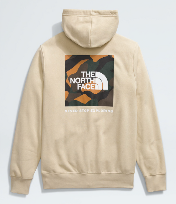 The North Face Men’s Box NSE Pullover Hoodie in Gravel