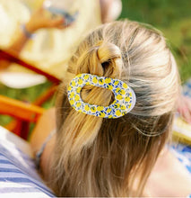 Load image into Gallery viewer, Teleties Medium Flat Round Clip Limoncello