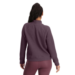 The North Face Women's Mock Neck Chabot Pullover in Midnight Mauve