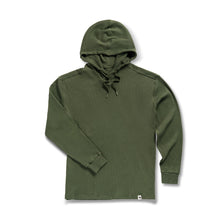 Load image into Gallery viewer, Burlebo Thermal Hoodie in Mallard Green