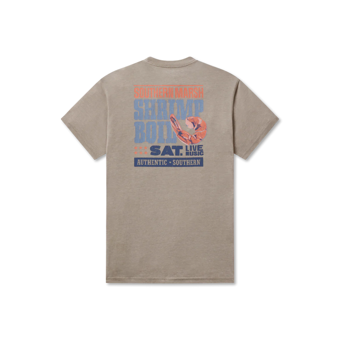 Southern Marsh Men's Shrimp Boil Seawash Tee