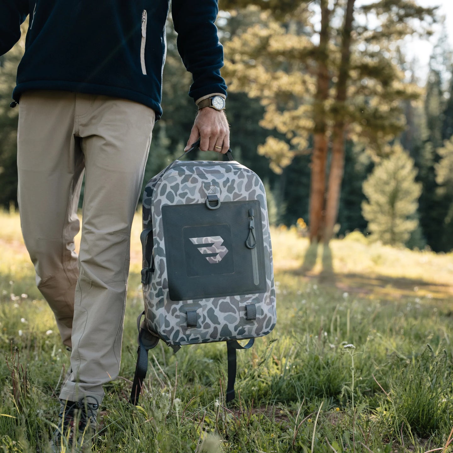 Burlebo Waterproof Backpack in Classic Deer Camo
