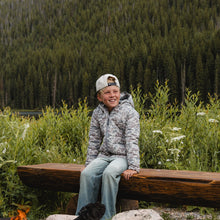 Load image into Gallery viewer, Burlebo Youth Puffer Jacket in Classic Deer Camo