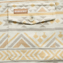 Load image into Gallery viewer, Burlebo Vintage Whitetail Aztec Heavyweight Flannel in Cream